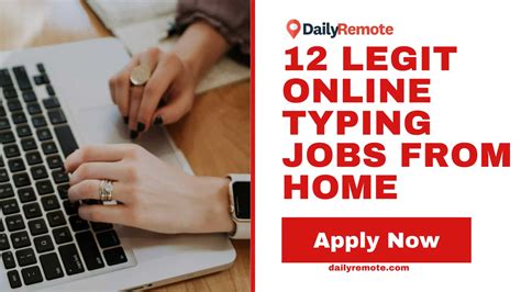 typing jobs work from home|11 Legit Work From Home Typing Jobs .